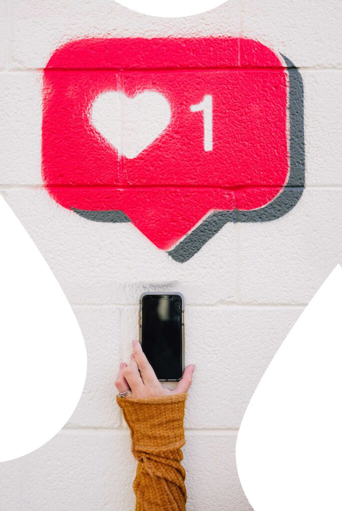 Social Love icon wall art.